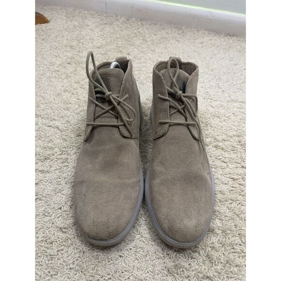 Johnnie-O Men's Chill Chukka Boot Shoe Size 11m Taupe Lace Up Stylish Comfort - Picture 2 of 12